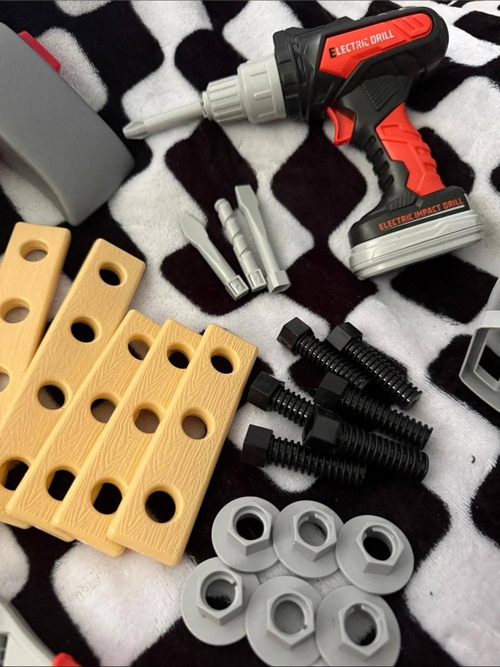 Kids Construction Tool Set with Helmet & Accessories